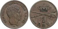 Dänemark 1 Riksbankskilling Christian VIII. 1839-1848 -