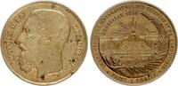 Belgien Medaille von Fisch auf die Internationale Ausstellung 1888 in Brüssel -