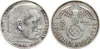Deutschland, III. Reich 2 Mark Paul von Hindenburg -