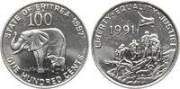 Eritrea 100 Cents Afrikanischer Elefant -