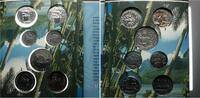 Francs 2002 Französisch Polynesien Blister mit Kursmünzensatz von 2007 mit 7 unzirkulierten Exemplaren! stgl