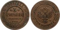 Russland 3 Kopeken Nikolaus II., 1894-1917 -
