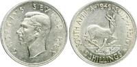 Südafrika 5 Shillings Georg VI., auf den königlichen Besuch -