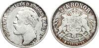 Schweden 2 Kronor Oscar II. -