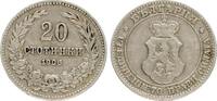 Bulgarien 20 Stotinki Ferdinand I. 1887-1908 -