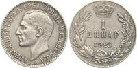 Serbien 1 Dinar Alexander I. -