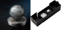 Ghana 10 Cedis 2 OZ Solar System - Moon 2025 -