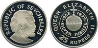 Seychelles Argent 25 Roupies 25 Roupies Elisabeth II Jubile Seychelles Argent -