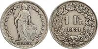 Suisse Argent - Confederation 1 Franc 1 Franc Suisse Argent - Confederation -