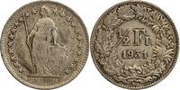 Suisse Argent - Confederation 1/2 Franc 1/2 Franc Suisse Argent - Confederation -