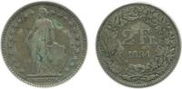 Suisse Argent - Confederation 2 Francs 2 Francs Suisse Argent - Confederation -