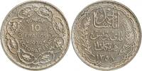 Tunisie Argent 10 Francs 10 Francs Tunisie Argent -