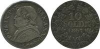 Vatican Argent 10 Soldi 10 Soldi Pie IX Vatican Argent -