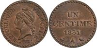 1 Centime 1 Centime Dupré Deuxième République -