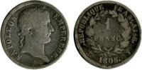 1 Franc 1 Franc Napoléon Ier Tête Laurée Revers République -