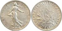  1 Franc 1913 1 Franc Semeuse ss+/vz 9,00 EUR  Excl. 9,50 EUR Verzending