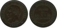 10 Centimes Module de 10 Centimes Napoléon III Visite de la Monnaie de Lille -