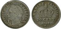 20 Centimes 20 Centimes Napoléon III Tête Laurée Grand Module Second Empire -