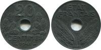20 Centimes 20 Centimes Etat Français Type 20 -