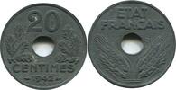 20 Centimes 20 Centimes Etat Français Type 20 -