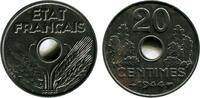 France 20 Centimes 20 Centimes Etat Français Type Fer -