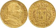 20 Francs 20 Francs Louis XVIII Buste Habillé - Variété 4 Long -