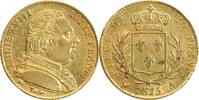 20 Francs 20 Francs Louis XVIII Buste Habillé Première Restauration -