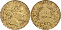 20 Francs 20 Francs Cérès Seconde République Variété Levrette Oreille Basse -
