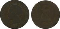 5 Centimes 5 Centimes Napoléon III Tête Nue Deuxième Empire -