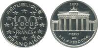 France 15 Ecus/100 Francs 15 Ecus / 100 Francs Porte de Brandebourg -