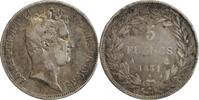France 5 Francs 5 Francs Louis-Philippe Ier Tête Nue Tranche En Creux -