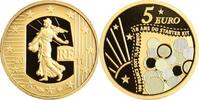 France 5 Euros 5 Euro La Semeuse en Or - 10 Ans du Starter Kit -