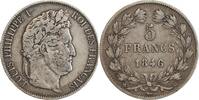 France 5 Francs 5 Francs Louis-Philippe Ier Tête Laurée Le I plus éloigné - Tranche en Relief -