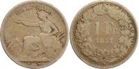 Suisse Argent - Confederation 1 Franc 1 Franc Helvetia Assise Suisse Argent - Confederation -
