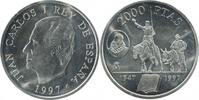 Espagne Argent 2000 Pesetas 2000 Pesetas Juan Carlos - Don Quichotte - Espagne -