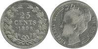 Pays - Bas Argent 25 Cents 25 Cents Wilhelmine - Pays-Bas Argent -