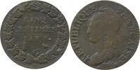 France 5 Centimes 5 Centimes Dupré Directoire et Consulat -