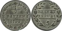 Suisse - République Helvétique 1/2 Batzen 1/2 Batzen - Suisse République Helvétique -