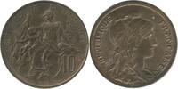 France 10 Centimes 10 Centimes Dupuis Essai à la Place de la Date en bronze -