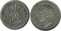 Grande Bretagne Argent 6 Pence 6 Pence Georges VI Grande Bretagne Argent -