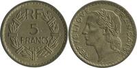 5 Francs 5 Francs Lavrillier Bronze Aluminium Gouvernement Provisoire -