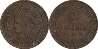 2 Centimes 2 Centimes Cérès Troisième République -