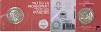France 2 Euros 2 Euros France 2022 BU J.O. Paris 2024 Le Génie - Blister Rouge -