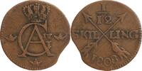 Suede 1/12 Skilling 1/12 Skilling Gustave IV Adolphe - Suède -