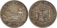 Espagne Argent 1 Peseta 1 Peseta - Espagne Argent -