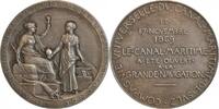 France Médaille Medaille en Argent - Inauguration du Canal de Suez -