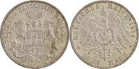 Allemagne Argent - Hambourg 3 Marks 3 Marks - Allemagne Hambourg Argent -