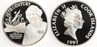 Iles Cook Argent 50 Dollars 50 Dollars 15ème Siècle - Iles Cook Argent -