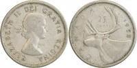Canada Argent 25 Cents 25 Cents Elisabeth II - Canada Argent -