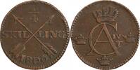 Suede 1/4 Skilling 1/4 Skilling Gustave IV - Suède -